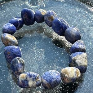 Chunky Sodalite Healing Stretch Bracelet